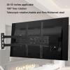 Tv Wall Bracket Tv Bracket Universal Tv Stand Mount 26inch Wall Telescopic Multifunction 26-55 Inches The Screw Lock is Firm Stable Wide Rocker Arm Swivels Left and Right (26-55inches,Black) view 4
