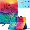 7 Inch Universal Case, GSFY Pretty Folio Stand Protective Case Leather Pocket Cover with Stylus Holder for Samsung/Kindle/Huawei/Lenovo/Nook 7.0 Inch Tablet, Blue Sea & Sunset view 1