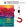 7 Inch Universal Case, GSFY Pretty Folio Stand Protective Case Leather Pocket Cover with Stylus Holder for Samsung/Kindle/Huawei/Lenovo/Nook 7.0 Inch Tablet, Blue Sea & Sunset view 3