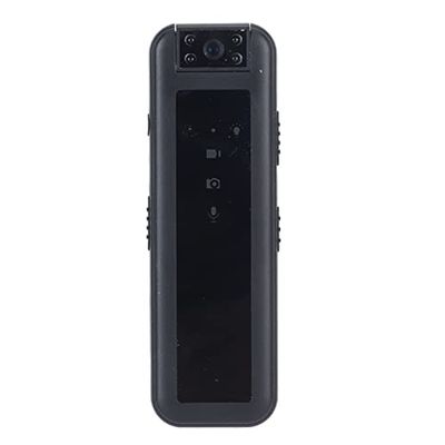 Sanpyl Mini Body Camera Video Recorder, 1080P Mini Portable Body Cam with Rotatable Lens, 600mAh Digital Voice Recorder for Lecture Meetings