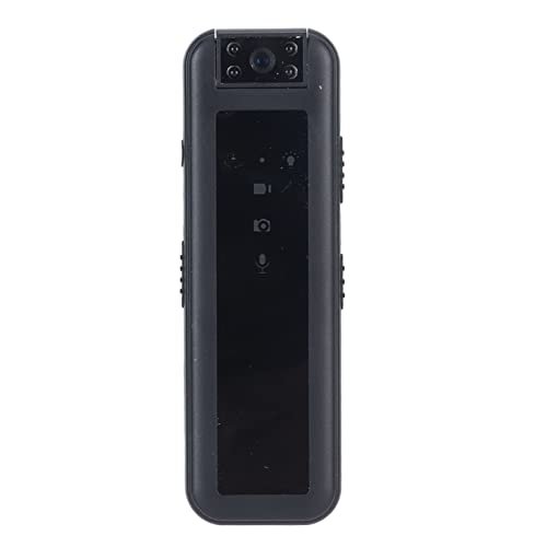 Sanpyl Mini Body Camera Video Recorder, 1080P Mini Portable Body Cam with Rotatable Lens, 600mAh Digital Voice Recorder for Lecture Meetings
