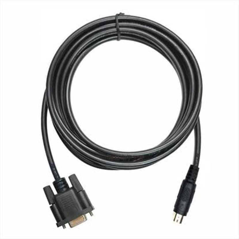POP-DVP-CAB Compatible POP Text Monitor Connection DVP Series PLC Communication Line Black (5m)