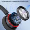 Yexatel Wireless Bluetooth Headset with Mic for PC & Work - Office Headset Noise Cancelling, 40H Talk Time, USB Dongle, Compatible with Teams/Zoom/3CX-Y890BTD Black view 2
