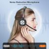 Yexatel Wireless Bluetooth Headset with Mic for PC & Work - Office Headset Noise Cancelling, 40H Talk Time, USB Dongle, Compatible with Teams/Zoom/3CX-Y890BTD Black view 3