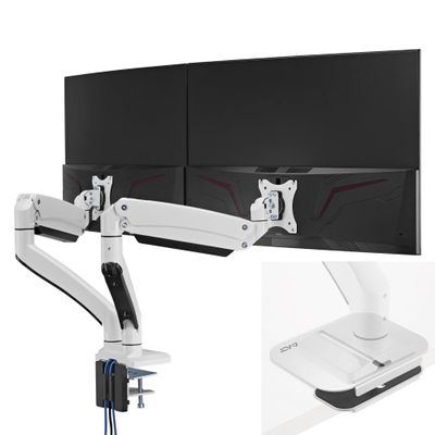 AVLT Dual Monitor Arm and Reinforcement Plate