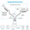 AVLT Dual Monitor Arm and Reinforcement Plate view 2