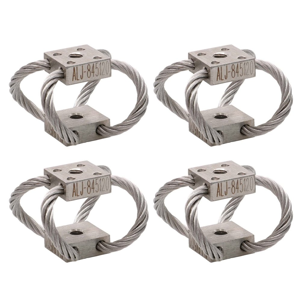4PCS RC UAV Aerial Photography Shock Absorbe Stabilizer 304 Stainless Steel Camera Gimbal Suction Cup Mount Isolator 0-8.8KG Load for Helicopter Drone Car Medical Van Stretcher (4pcs ALJ 845120)
