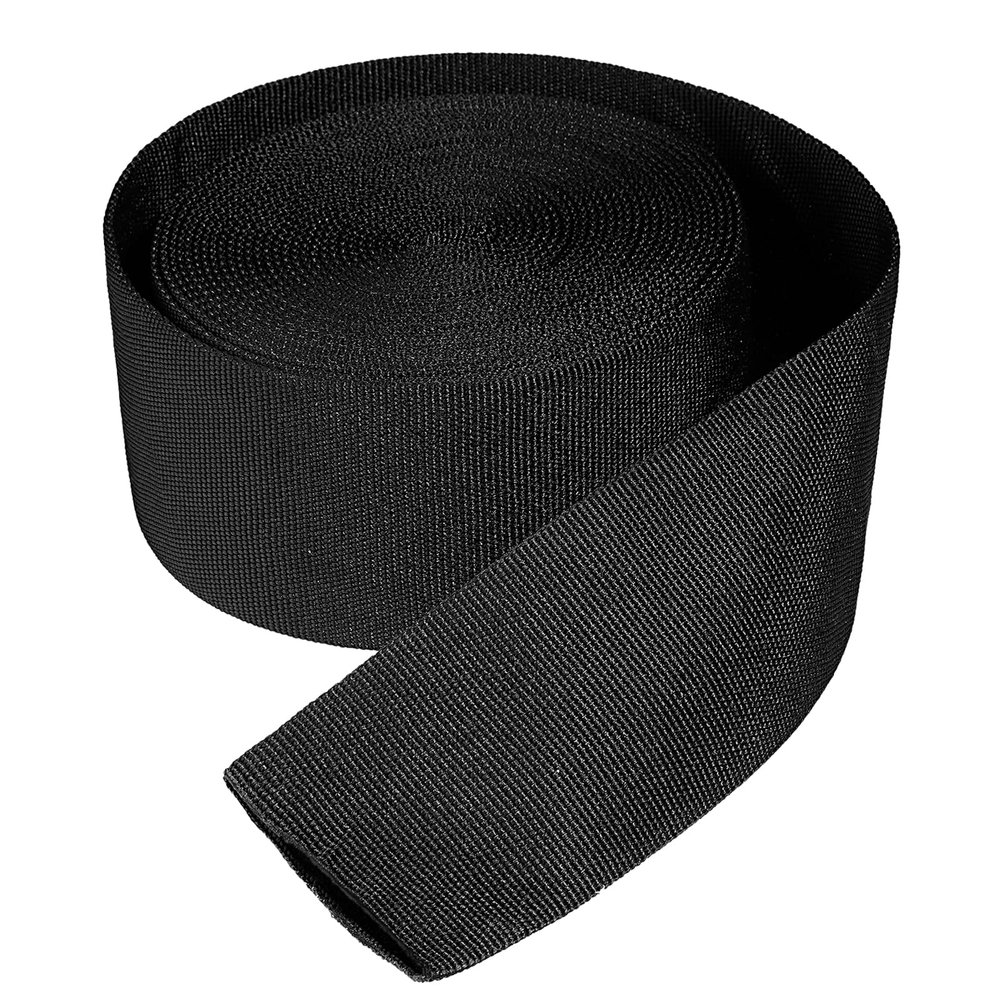 Nylon Protective Sleeve Cable Chain Torch Hydraulic Hose Protector Cutting Wire Cover Management Wrap for Cord Tig Welding, 2" ID, 25' Length, Black