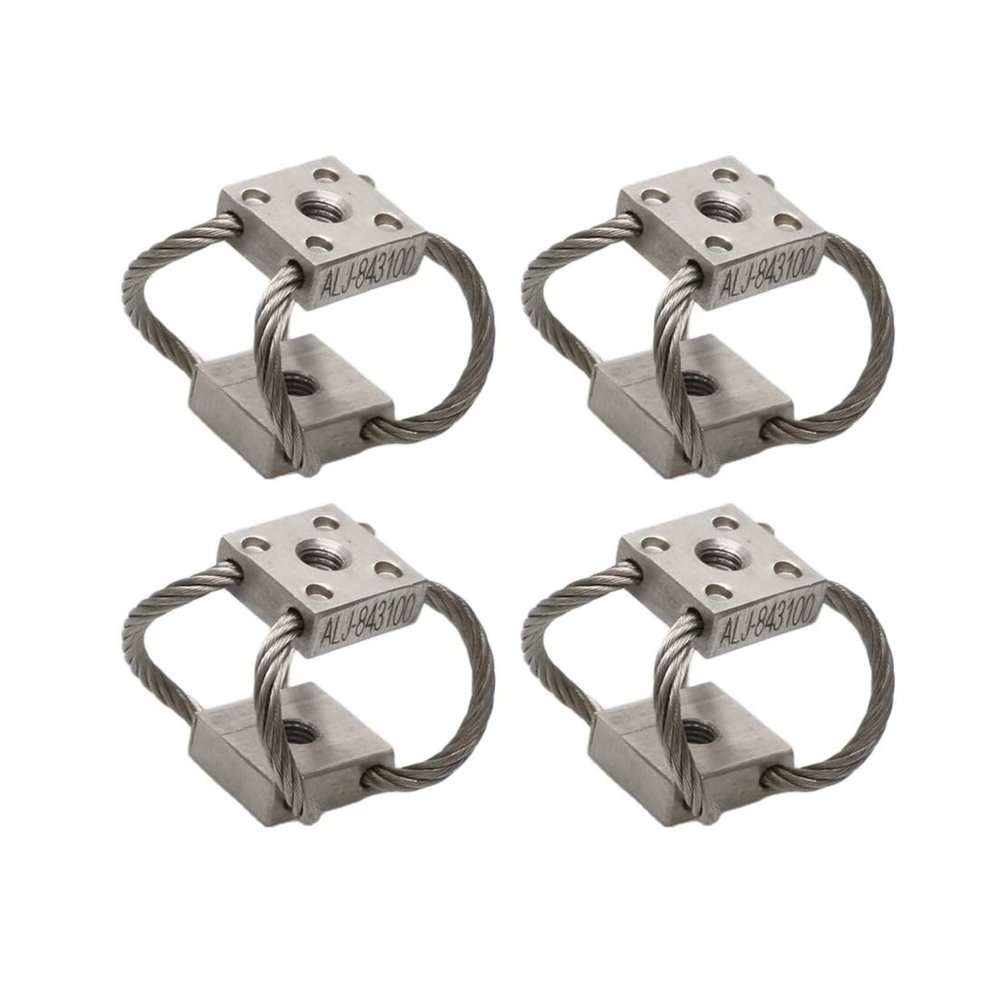 4PCS RC UAV Aerial Photography Shock Absorbe Stabilizer 304 Stainless Steel Camera Gimbal Suction Cup Mount Isolator 0-8.8KG Load for Helicopter Drone Car Medical Van Stretcher (4pcs ALJ 843100)