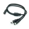 YSJJZRL 70cm 10A DC 5.5x2.5mm 1 Female to 2/3/4/5 Male,5.5mm x 2.5mm DC Y Splitter Cable (1 Female to 5 Male) view 1