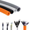 Split Loom Tubing Wire Conduit, White Corrugated Cable Protection Pipe, Tidy Tube for TV, Electric, Garden Lights (OD 7mm, 19.6 Ft) view 4
