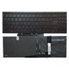 Laptop Replacement Keyboard Compatible for MSI Stealth GS76 MS-17M1 GF76 MS-17L1 GE76 11UE 11UG 11UH US Layout Backlit Red Font view 1