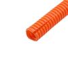 Split Loom Tubing Wire Conduit, Orange Corrugated Cable Protection Pipe, Tidy Tube for TV, Electric, Garden Lights (OD 13mm, 19.6 Ft) view 2