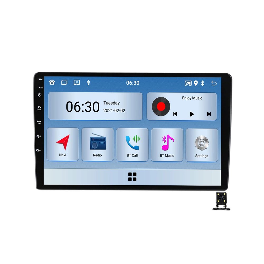 ZEARLY Car Stereo Radio with GPS Navigation for Toyota Etios 2011~2021 9 Inch Android Touch Screen Bluetooth Car Radio with Backup Camera, Mirror Link, FM/AM/RDS, Steering Wheel Controls,M100s