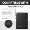 Rossy Case for 6" All-New Kindle 10th Generation 2019 Release Slim PU Leather Adjustable Stand Smart Cover with Auto Wake/Sleep for Kindle 10th Gen 2019,Butterfly Moth view 2