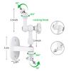 2-in-1 Wall Mount for Arlo Solar Panel and Arlo Pro/Pro 2/Pro 3/Pro 4/Ultra Security Camera, Adjustable Angle to Get Maximum Sunlight for Your Solar Panel view 2