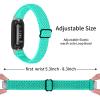 3PACKS Soft Nylon Bands Compatible with Fitbit Inspire 3 Bands Elastic Breathable Stretchy Loop Bracelet Quick Release Wristbands Sport Strap for Fitbit Inspire 3 Women Men view 2