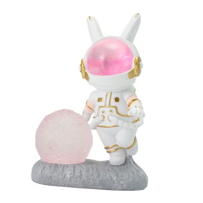 HAPINARY Room Night Light Cute Bunny Astronaut Glow for Nursery for Breastfeeding Diaper Changing Compact Decorative Lamp for Boys and Girls Bedroom
