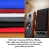 Speaker Grill Cloth Stereo Mesh Fabric for Speaker Repair and Replacement,Home Speaker,Media Cabinet,and Home Applications, Dustproof, Scratch Protection (48 x 54 Inch, Gold Brown) view 3