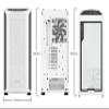 be quiet! Shadow Base 800 DX White ARGB  ATX Mid-Tower Gaming PC Case, High Airflow Design, Tempered Glass, E-ATX Support, 420mm Radiator Ready  BGW62 view 2