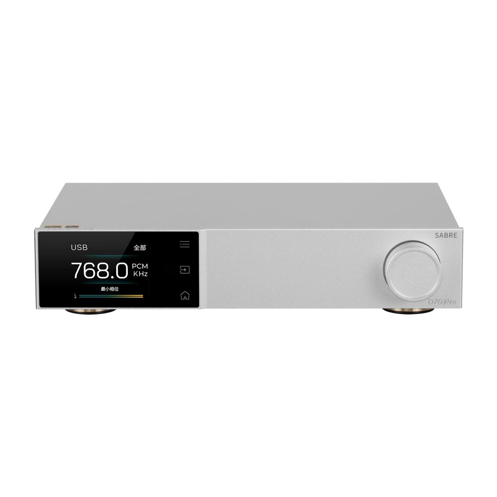 Topping D70 PRO Sabre DAC ES9039SPRO XU316 Bluetooth 5.1 LDAC Aptx-Adaptive HiFi Decoder (Silver)