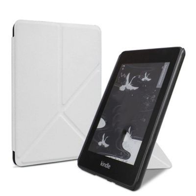 Case for 6.8" Kindle Paperwhite (11th Generation-2021), Vertical Standing Case with Auto Wake/Sleep Feature Origami Cover for Kindle Paperwhite Signature Edition ereader,White