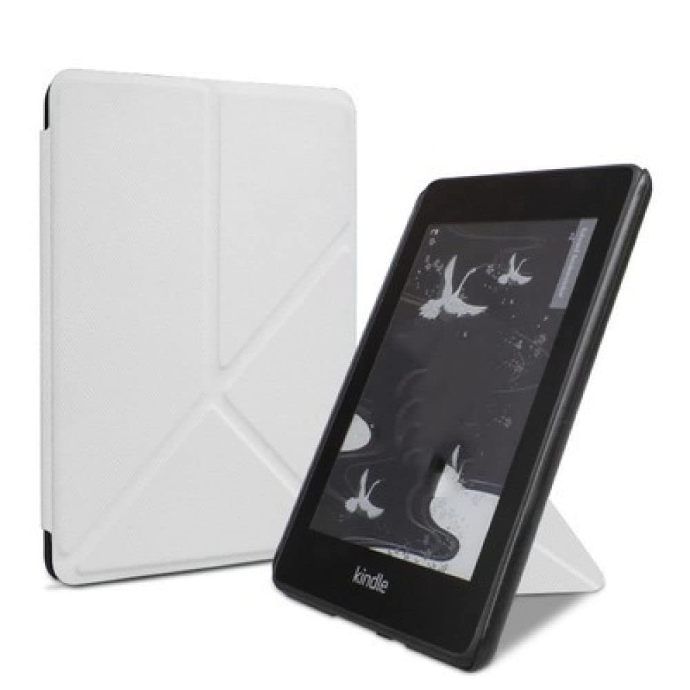 Case for 6.8" Kindle Paperwhite (11th Generation-2021), Vertical Standing Case with Auto Wake/Sleep Feature Origami Cover for Kindle Paperwhite Signature Edition ereader,White