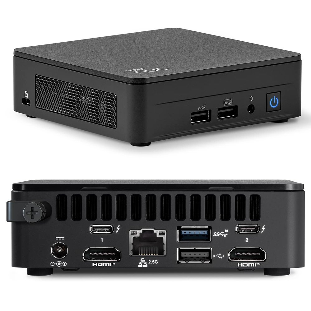 Intel NUC 13 Arena Canyon Mini PC NUC13ANKi7 Mini Desktop Computer/HTPC 13th Gen. Intel Core i7-1360P,12 Cores(4P+8E), 16 Threads,WiFi 6, Bluetooth 5.3,Windows 11 Pro(32GB DDR4 RAM,2TB PCIe SSD)