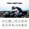 Motorcycle Helmet Bluetooth Intercom Kit, HY-2 Motorbike Helmet Intercom Interphone Headset with DSP/CVC Noise Cancellation, 2000m 6 Riders Group Helmet Intercom, with FM Radio (1 Pack) view 2