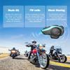 Motorcycle Helmet Bluetooth Intercom Kit, HY-2 Motorbike Helmet Intercom Interphone Headset with DSP/CVC Noise Cancellation, 2000m 6 Riders Group Helmet Intercom, with FM Radio (1 Pack) view 4
