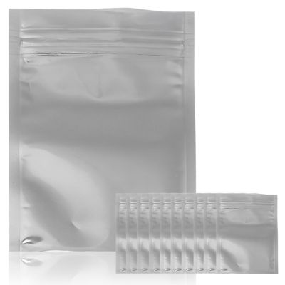 100 Pieces Antistatic Bag Resealable Bags Zipper Bag for SSD HDD and Electronic Device Antistatic Sealing Pocket Smell Proof Bags Zipper Foil Bags Packaging Pouch Food Storage Sample Bags(8 * 12cm)