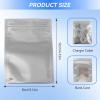 100 Pieces Antistatic Bag Resealable Bags Zipper Bag for SSD HDD and Electronic Device Antistatic Sealing Pocket Smell Proof Bags Zipper Foil Bags Packaging Pouch Food Storage Sample Bags(8 * 12cm) view 2