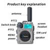 Wurui TXQ G6 Global-ptt 4G POC walkie Talkie for Adults Long Range intercom 1000 Miles Distance Network Two Way Radio (2silverwithCard) view 2