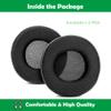 ACCOUTA Breathable Replacement Earpads Cushions Compatible with Superlux HD 681EVO 668B HD681 681B 662 Headphones Ear Pads with Durable Fabric/Breathable Protein Leather and Memory Foam view 4