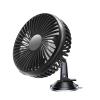 Car Fan, 3 Blades 360 Degree Rotation Relieve Heat Vehicle Fan, Universal Rear Seat USB Freshener Ventilation Fan for Car Home Office A view 1