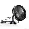 Car Fan, 3 Blades 360 Degree Rotation Relieve Heat Vehicle Fan, Universal Rear Seat USB Freshener Ventilation Fan for Car Home Office A view 2