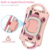 Case Cover Case Compatible with iPad Mini 6th Generation 2021 8.3 Inch Cute Cat Case Compatible with Kids Friendly Protective Cover Drop-Proof Shock-Proof W Rotating Kickstand+Handle+Shoulder Strap Ta view 3