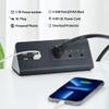 Desk Edge Mount Power Strips with USB Ports-UL Plug Outlets 1250 Joulets Surge Protector Tabletop Power Sockets for Nightstand/Home Office/Dormitory 4 USB Ports & 3AC Outlets view 2