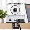 Desk Edge Mount Power Strips with USB Ports-UL Plug Outlets 1250 Joulets Surge Protector Tabletop Power Sockets for Nightstand/Home Office/Dormitory 4 USB Ports & 3AC Outlets view 3