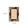 8' X 10' Ivory Southwestern Power Loom Stain Resistant Area Rug view 3
