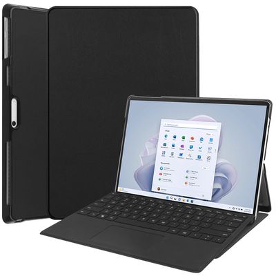Case Cover Case Compatible with Microsoft Surface Pro 9 2022 Released (13 inch) Tri-Fold Smart Tablet Case,Hard PC Back Shell Slim Case Multi- Viewing Angles Stand Hard Shell Folio Case Cover Tablet C