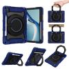 Case Cover Kids Case Compatible with Huawei MatePad Pro 12.6" (2021) ,360 Rotatable Handle Stand Case Three-in-one Shatter-Resistant Shell, Drop-Proof,Shoulder Strap Tablet Cover ( Color : Dark blue view 1