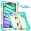 Case Cover Case Compatible With IPad Mini 6 Case 2021 8.3 Inch, 3-Layer Protective Case With Stand, Heavy Duty Shockproof Case With Pencil Holder & Shoulder Strap For IPad Mini 6th Generation Tablet C view 2