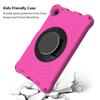 SGTD Case Cover Compatible with Xiaomi Mi Pad 4 Plus (10.1") Tablet Case Kids Shock Proof Protective Cover with Rotating Lightweight and Durable Stand,Shoulder Strap Tablet Cover (Color : Rose RED) view 2