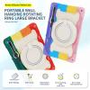 Case Cover Kids Case Compatible with Samsung Galaxy Tab S8 Ultra 14.6" (SM-X900/ X906) ,360 Rotatable Handle Stand Case Three-in-one Shatter-Resistant Shell, Drop-Proof,Shoulder Strap Tablet Cover ( view 2