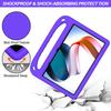 SGTD Case Cover Kids Case Compatible with Xiaomi Redmi Pad 10.61 inch Released 2022,Light Weight Shock Proof Handle Stand Kids Friendly Protective Cover Case Tablet Cover (Color : Purple) view 3