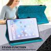 SGTD Case Cover Compatible with iPad 10th Generation 10.9" 2022 Released Slim Folding Stand Folio Tablet Case,Adjustable Fixing Strap Card Slot Shockproof Tablet Case Tablet Cover (Color : Blue) view 3