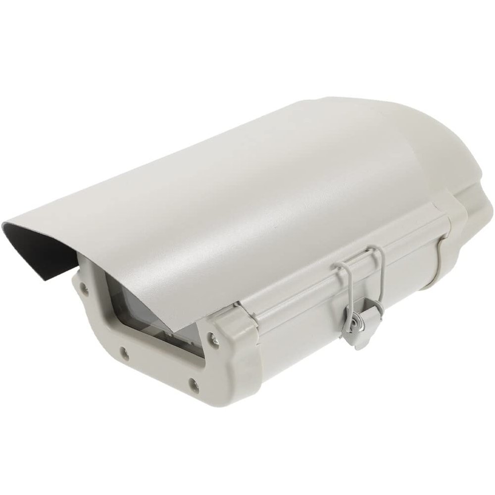 Angoily Outdoor Camera Housing 8 Inch Security Camera Box Rain Cover Weatherproof Aluminum Alloy Enclosure