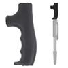 Trekking Poles Head Handles Photography Equipment Accessory for Hiking Climbing Travel Adjustable Photography Accessories Multifunctional Crutches Plastic Black Monopod Handle Grip view 4