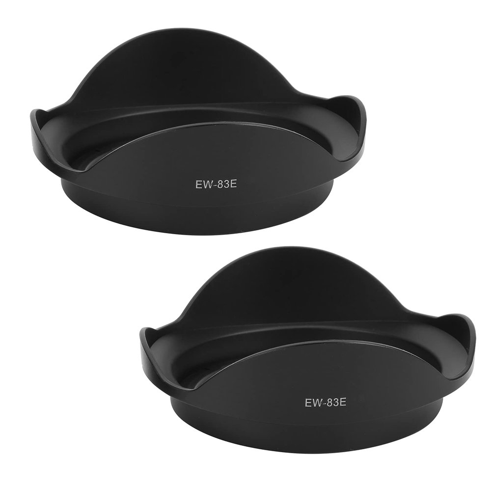 2PCS EW83E Lens Hood Sunshade Cover for EF 1740mm, 1735mm, 2035mm Lenses, Camera Lens Sunshade Proector Replacement